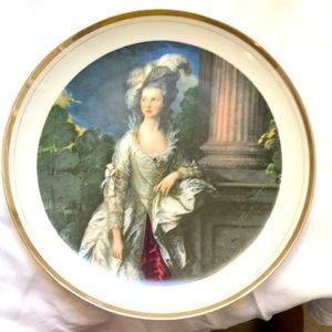 12” antique plate